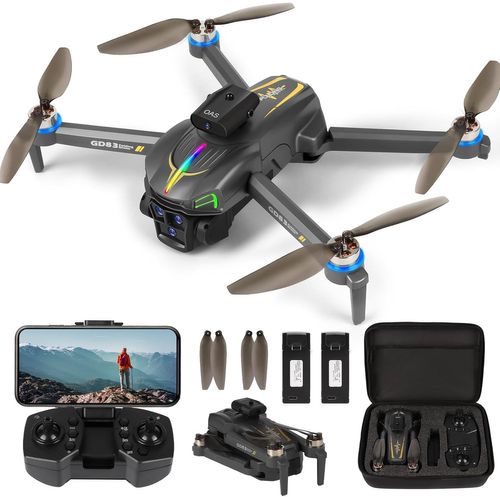 Drone Avec Camera 1080p, Mini Drone, Fpv Drones Radiocommandés Avec Fonctionnalité 3d Flip Et Vol Stationnaire Automatique, Lumière Rgb, Drone Pour Débutants De Adulte Et Enfant De 14+ Ans-Marque Générale