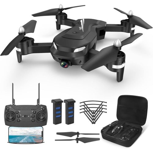 Drone Avec Camera 1080p-Hd - T26 Drones Adulte, Drone Enfant Avec Vidéo, Flip 3d, Capteur De Gravité, Maintien De L'altitude, Mode Sans Tête-Marque Générale