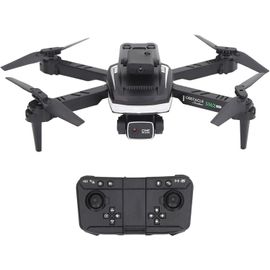 Checarzhn--No1-S162 Rc Drone Pliable, Rc Quadcopter Avec 4k Hd Fpv Double Caméra Pour Débutants, Mode Sans Tête, 360 Flip, Batterie Au Lithium 1200 Mah Intégrée, Easy Fly, Jouets-Dpofirs