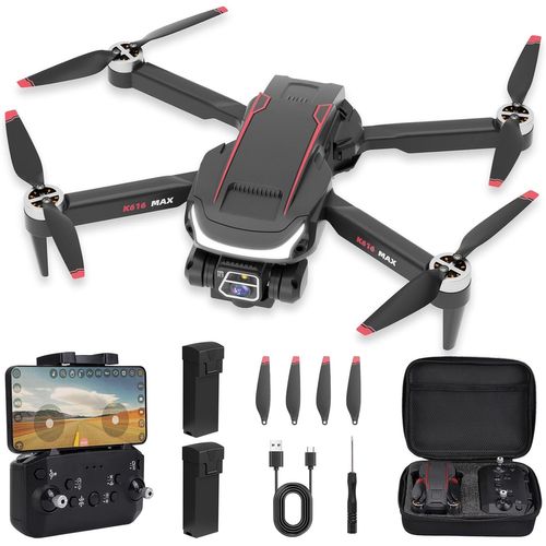 Chenquansarl-Drone Pour Débutant Avec Caméra 1080p Drones Avec Moteur Sans Balais Pour Adultes, Drone Pour Adulte Enfants, Positionnement Du Flux Optique, Évitement D'obstacles, Mode Sans Tête, 2 Bat-Sognotoy