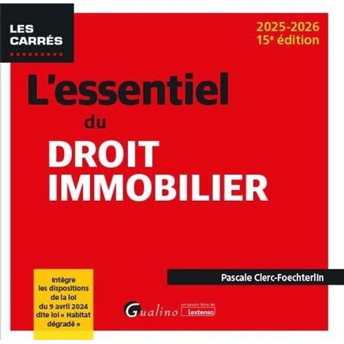 L'essentiel Du Droit Immobilier