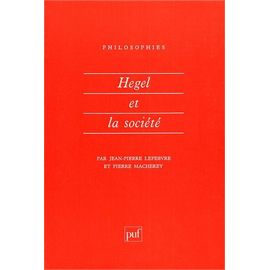 Hegel Et La Société