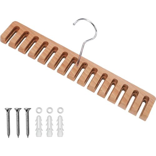 Letnerny-Support Mural Pour Ceintures, Porte-Cravates Pour Armoire, Crochet De Ceinture En Bois, Porte Ceinture, Cintre De Ceinture Pour Armoire, Avec Des Clous À Expansion, Pour Ceinture Cravate Fou