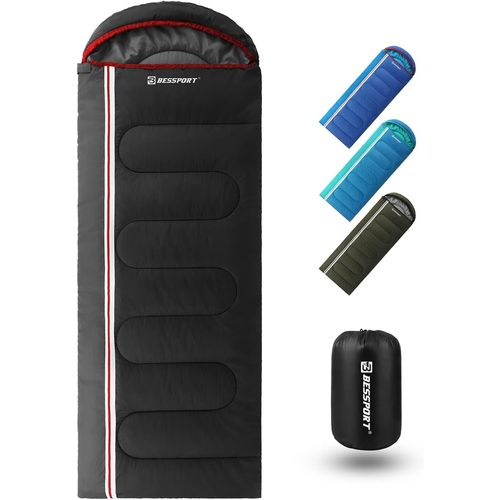 Letnerny-Sac De Couchage 3-4 Saisons Imperméable Chaud Pour Adultes,Léger Et Compact, Convient Pour Le Camping, La Randonnée, La Randonnée