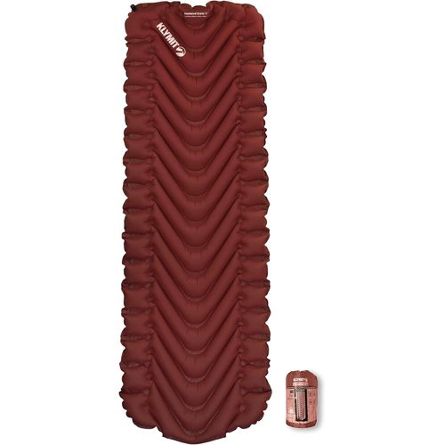 Letnerny-Matelas De Couchage Isotherme En V Statique, Léger, 6,3 Cm D'épaisseur, Confort De Sommeil Pour La Randonnée, Le Camping Par Temps Froid Et La Randonnée, Matelas De Camping Gonflable, Rouge