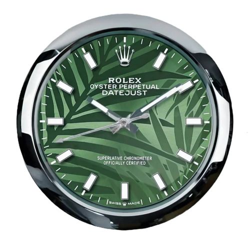Horloge murale Rolex Oyster Perpetual Green Palm
