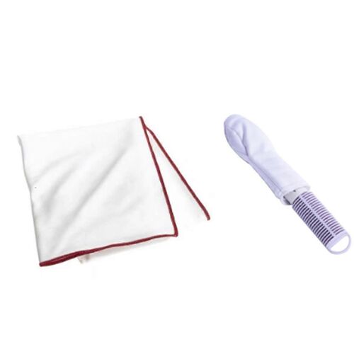 Chiffon de polissage pour verre à vin Set de 2 pour un nettoyage sans traces,A