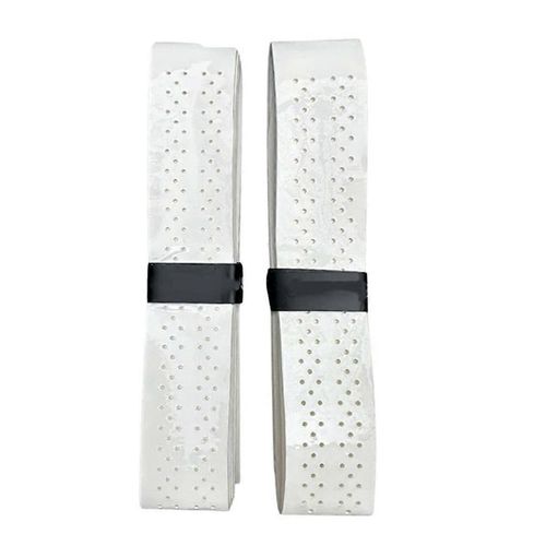 1 Paire De Poignées De Raquette De Tennis Ruban Antidérapant Ruban D'emballage Pour Poignées-Blanc