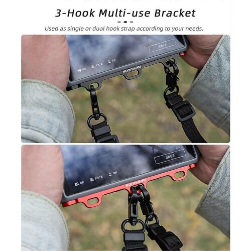 Sunnylife Pour Dji Rc 2/1 Télécommande Longe Poignée De Transport Rouge-Générique