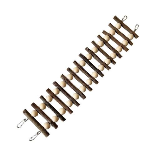 Échelle De Cage D'oiseau Jouet D'entraînement Perchoir Portable Perroquet Échelle Jouet