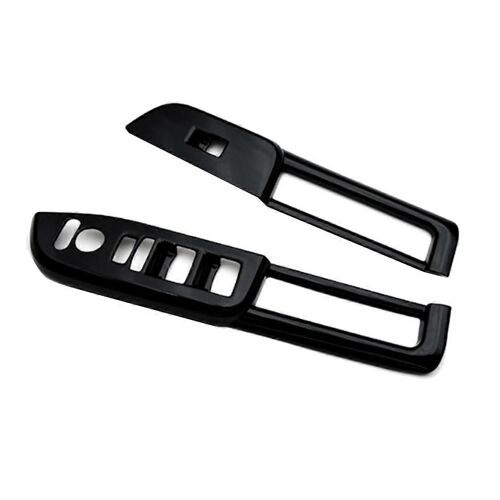 Vitre De Voiture Lift Bouton Garniture Couverture Pour Honda,Noir Brillant