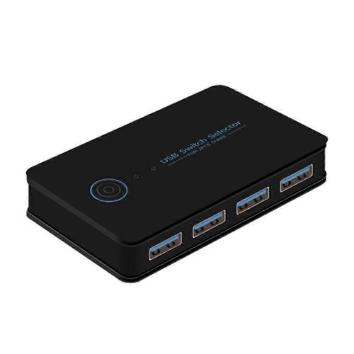 Commutateur KVM USB 3.0 2 entrées 4 sorties pour ordinateur portable Clavier Imprimante