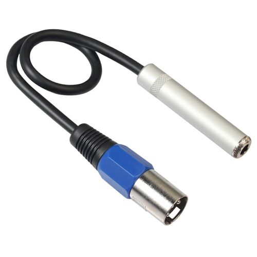 Câble 1/4 vers XLR,Adaptateur audio stéréo symétrique 1/4 pouce femelle vers XLR mâle,Quart de pouce / vers XLR Mal