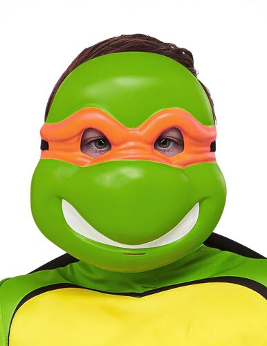 Masque Plastique Michelangelo Tortues Ninja Enfant