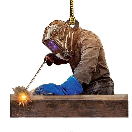 2022 Pendentif De Noël Soudeur Personnalisé Arbre De Noël Bricolage Suspendu