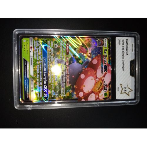Carte Pokémon Rafflesia Gx 4/236 Eclipse Cosmique Soleil Lune Pca 9.5