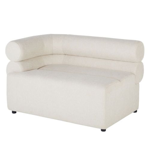 Angle Pour Canapé Modulable Professionnel En Tissu Recyclé Beige