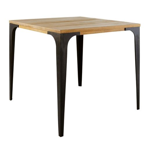 Table À Manger Professionnelle En Manguier Clair L75