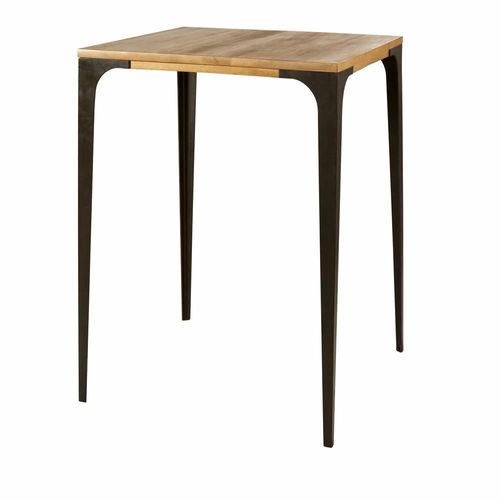 Table Haute Professionnelle Industrielle En Bois De Manguier Clair L75