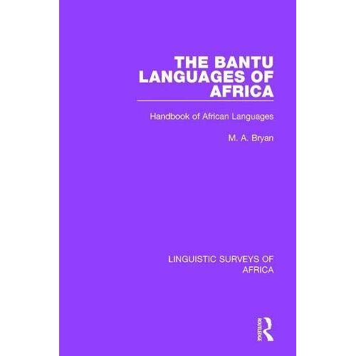 The Bantu Languages Of Africa