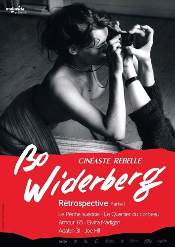 Bo Widerberg (Cinéaste Rebelle) Rétrospective Part 1 - Affiche - Pliée- Format 42x59 Cm