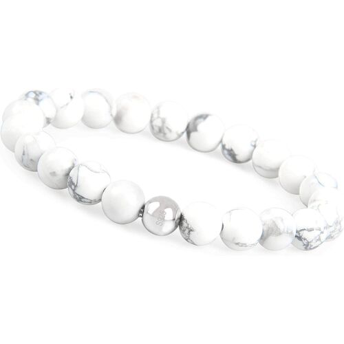 Kal-Bracelet Pour Hommes Avec Perles En Pierre Naturelle I Bracelet En Perles De Jaspe Pour Hommes Et Femmes I Bracelet Extensible Pour Chakras