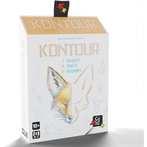 Kontour - Jeu De Dessin- Saurez-Vous Faire Deviner Votre Concept En Seulement 15 Traits? - Un Jeu Pour Toute La Famille - De 3 À 7 Joueurs - A Partir De 10 Ans.[Z648]