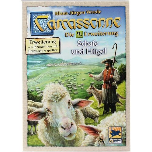 Eryi-, Carcassonne - Moutons Et Collines 9ème Extension Jeu Familial - Jeu De Société - 2-6 Joueurs - À Partir De 7 Ans Et Plus - 40 Minutes - Allemand