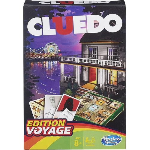Hasbro Cluedo-Jeu De Société Cluedo-Jeu De Voyage-Version Française