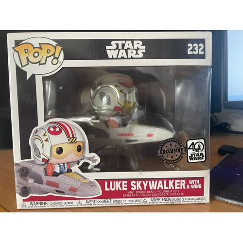 Funko Pop Stars Wars 232 Exclusive Luke Skywalker With X-Wing