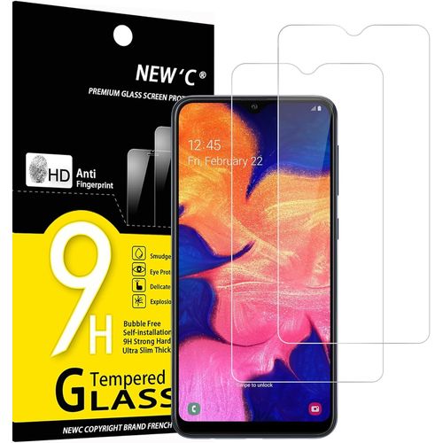 Lot De 2, Verre Trempé Pour Samsung Galaxy A10, A10s, M10, Film Protection Écran Efficace Contre Les Rayures - Sans Bulles - Ultra Résistant (0,33mm Hd Ultra Transparent) Dureté 9h Glass
