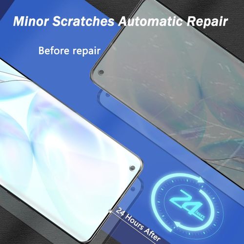 Protection Écran Pour Oneplus 9 Pro,Film Tpu Flexible Non-Verre 3 Pièces Et Verre Trempé D'objectif 2 Pièces. Anti-Rayures Hd Clair Protecteurs D'écran