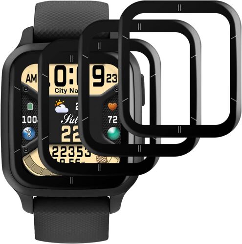 Tempered Glass Screen Protector For Garmin Venu Sq 2/Sq 2 Music 3 Pieces Green Tempered Glass [9h Hardness] [Clear Hd] [Bubble Free] [Anti-Scratch] Screen Protector