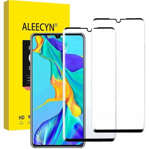 Kalanka-Aleecyn 2 Pièces Verre Trempé Compatible Huawei P30 Pro3d Incurvé Film Vitre Protection Ecran, Anti-Rayures, Dureté 9h, Sans Bulles, Protecteur D'écran Pour Huawei P30 Pro
