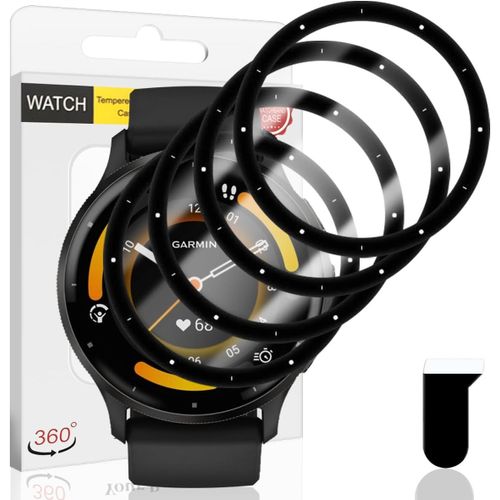 Trahoo-Protection Écran Pour Garmin Venu 3 Verre Trempé, 4 Pièces Hd Anti-Rayures Film Protecteur Composite [3d Couverture Complète] Tpu Souple Film Protecteur Compatible Avec Garmin Venu 3