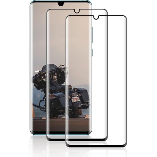 CAUC-Vitre Protection pour Huawei P30 Pro Verre Trempé, 2 Pièces Force Glass [Dureté 9H][HD Claire][Sans Bulless][Anti Rayures] Film Protection