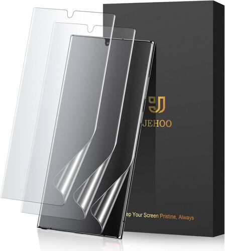 3 Pieces For Samsung Galaxy S21 Ultra Matte Protective Film, Matte Anti-Glare And Anti-Fingerprint Full Coverage Flexible Tpu Film, Fingerprint Id Compatible, Bubble-Free