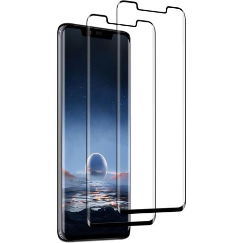 UUQ-Protection D'écran pour Huawei Mate 20 Pro, 2 Pièces Vitre Protection de Anti Rayures, Dureté 9, Transparent HD, Sans Bulless, Film