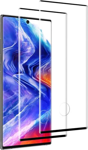 Screen Protector For Samsung Galaxy Note 10, 2-Piece Anti-Scratch Glass, 9 Hardness, Hd Transparent, Bulless Free, Film