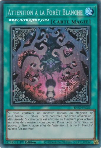 Yu Gi Oh Info Fr059 Attention À La Forêt Blanche Super Rare