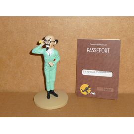 Figurine Tintin. Le Professeur Tournesol Au Cornet. Collection Officielle Hergé- Moulinsart