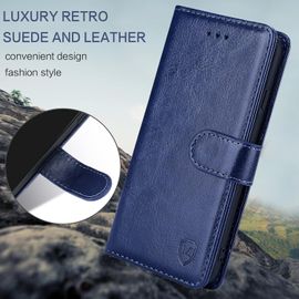 Coque Pour Samsung Galaxy A5 2017, Étuis À Rabat Samsung Galaxy A5 2017,Premium Pu Etui Housse En Cuir Portefeuille De Protection Magnétique Pour Samsung Galaxy A5 2017,Bleu