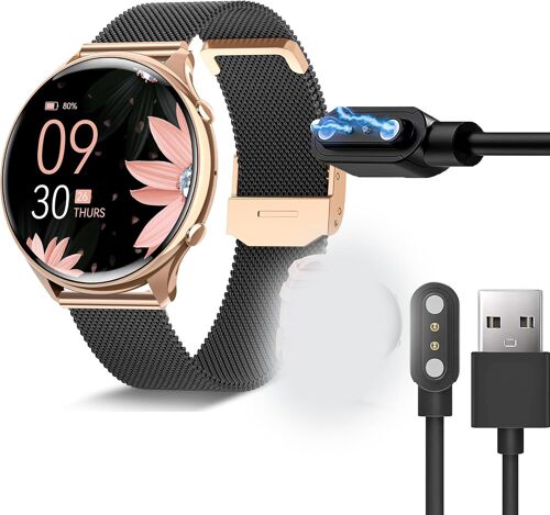 Magnétique Chargeur Compatible Avec Ruxingx G37 1,69 Pouces Smart Watch,Magnétique Chargeur Montre Connectée Usb Compatible Avec Ruxingx G37 (Noir)