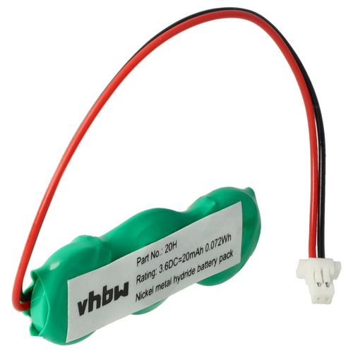 vhbw Pile BIOS compatible avec Symbol MC9090-GF0HJEFA6WR-KIT, MC9090-GF0HJEFA6WR, MC9090-GF0HJEFA6WW pc, ordinateur notebook (20mAh, 3,6V, NiMH)