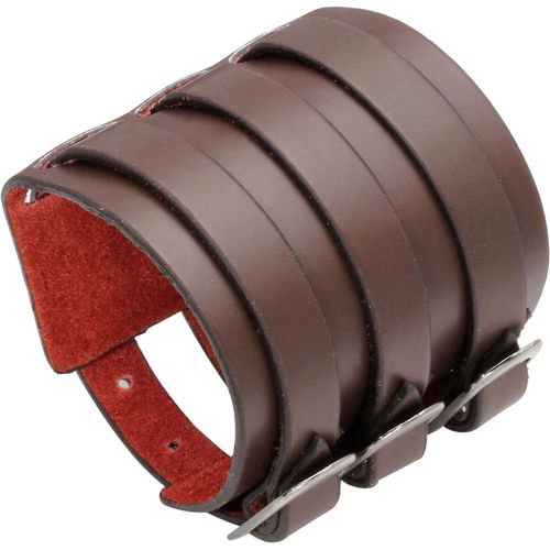 Cauc-Lot De Bracelets Réglables En Cuir Unisexe Avec Clous En Métal Style Biker