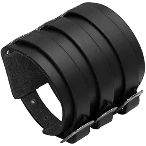 Cauc-Lot De Bracelets Réglables En Cuir Unisexe Avec Clous En Métal Style Biker