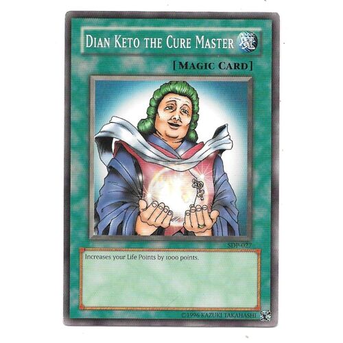 Dian Keto The Cure Master Sdp-027 - Carte Yu-Gi-Oh !