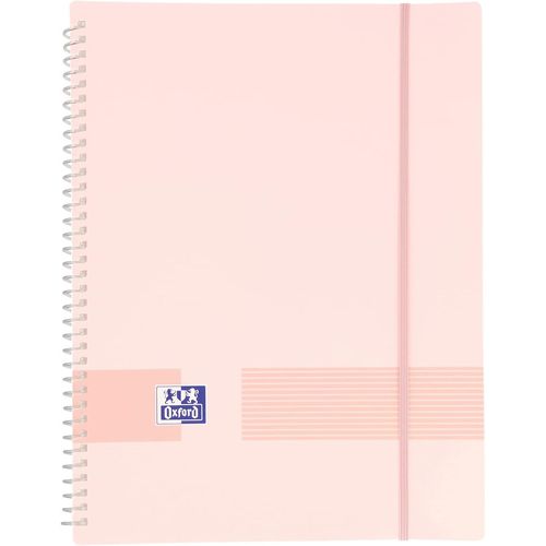 Classeur En Plastique A4 40 Pochettes Transparentes Rose Chewing-Gum