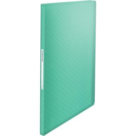 Loc-Porte-Vues A4 Avec 40 Pochettes,Capacité 80 Feuilles,Rangement & Présentation De Documents,Maison / Bureau,Motif Texturé,Gamme Colour'breeze,Vert,626228