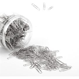 Eryi-Trombones,700 Pcs Trombone En Métal Papier Clips Avec Boîte Plastique Grand 50mm Moyen 33mm Petit 28mm Attaches Et Trombones Pour Fichiers Papeterie Bureau École À Domicile